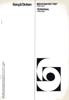 Bang & Olufsen - Beocenter_7007-Service-Manual